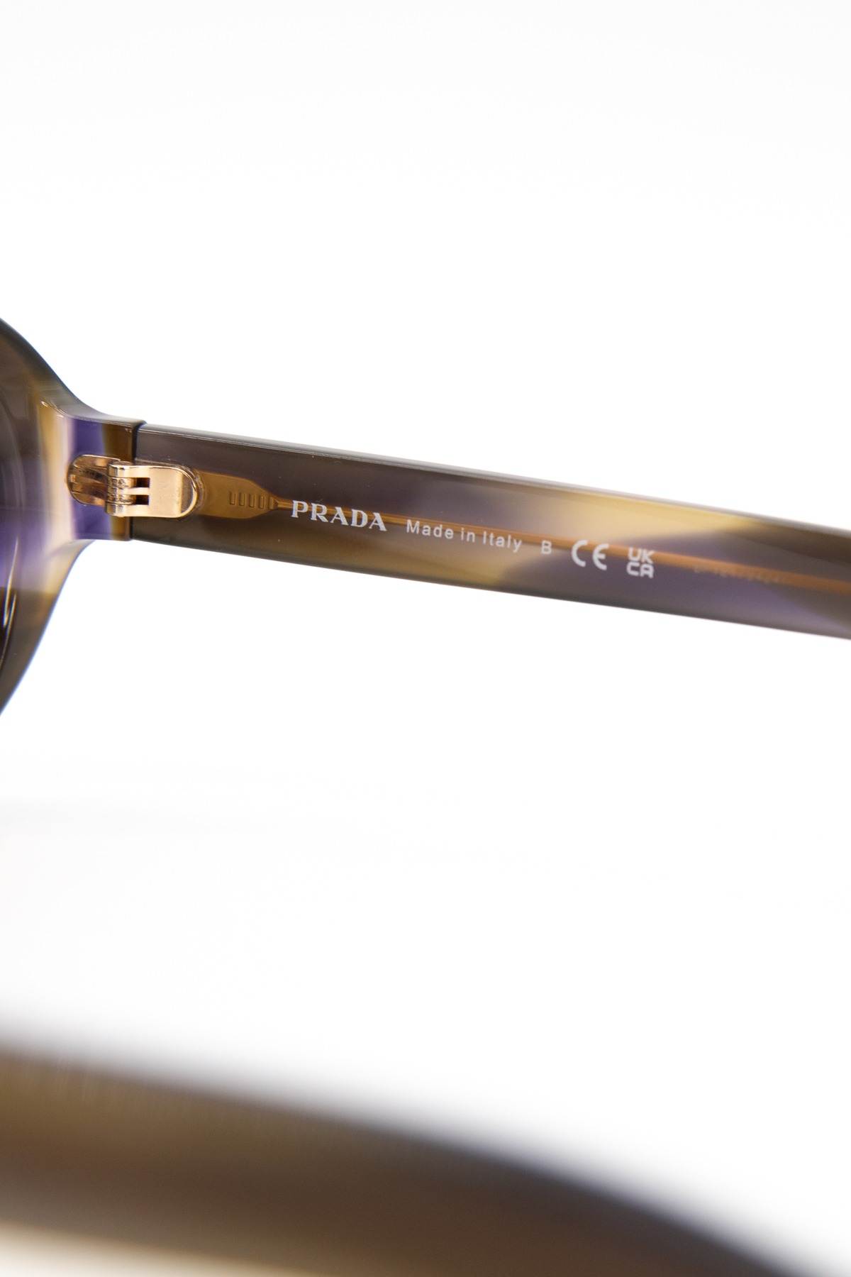 Prada "Shadowplay" Sonnenbrille in Dunkelbraun