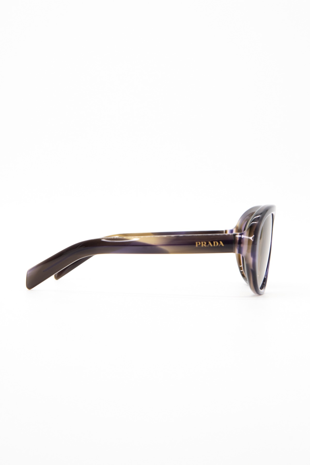 Prada "Shadowplay" Sonnenbrille in Dunkelbraun