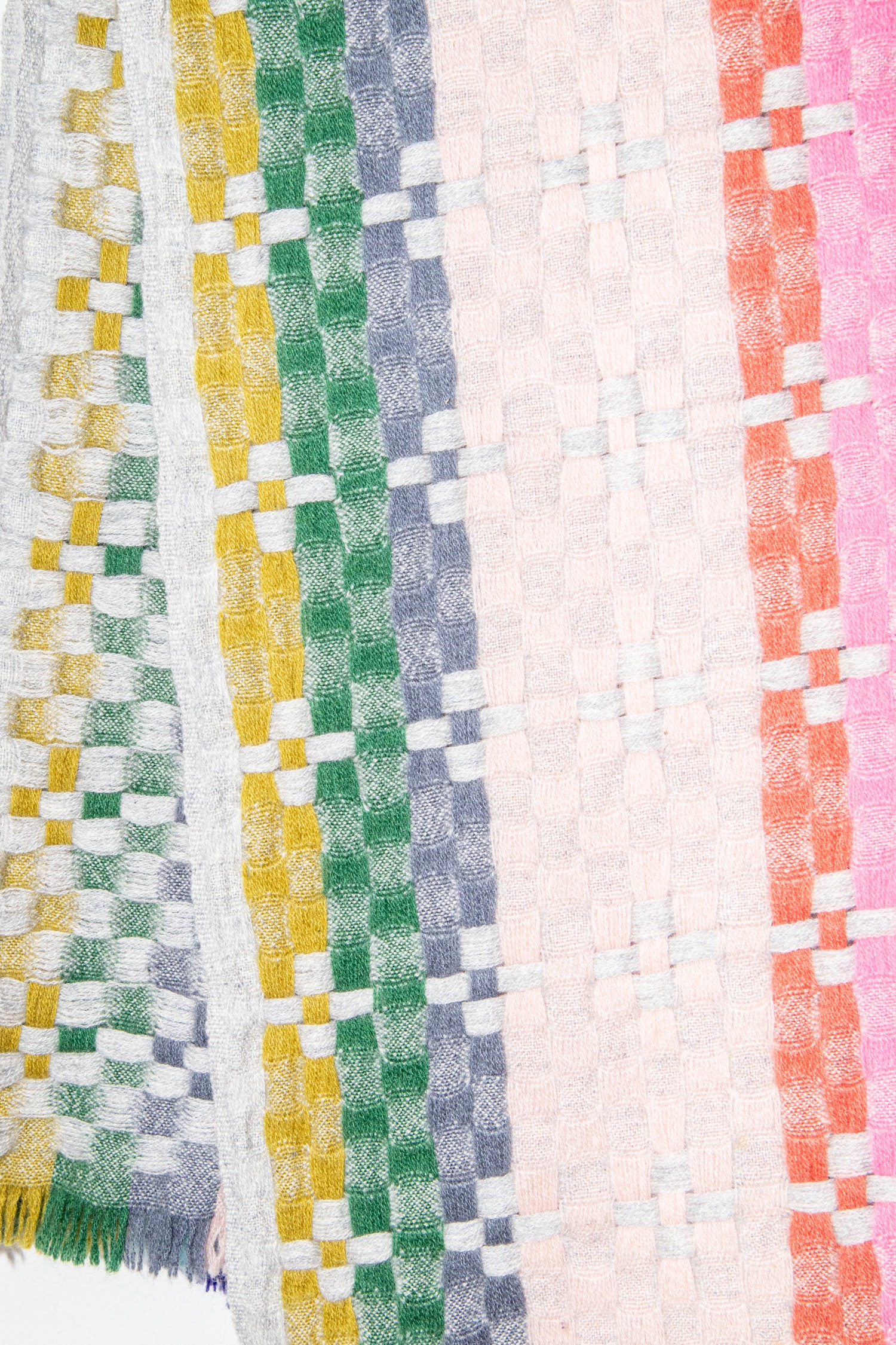 Purschoen Schal mit bunten Streifen