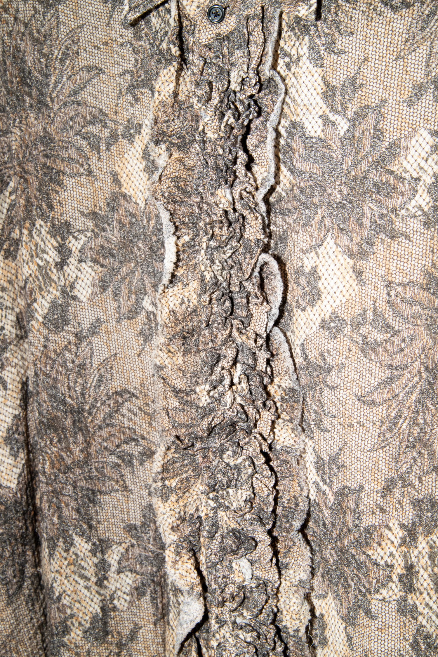 R13 "Drop Neck Tuxedo Shirt" Hemd