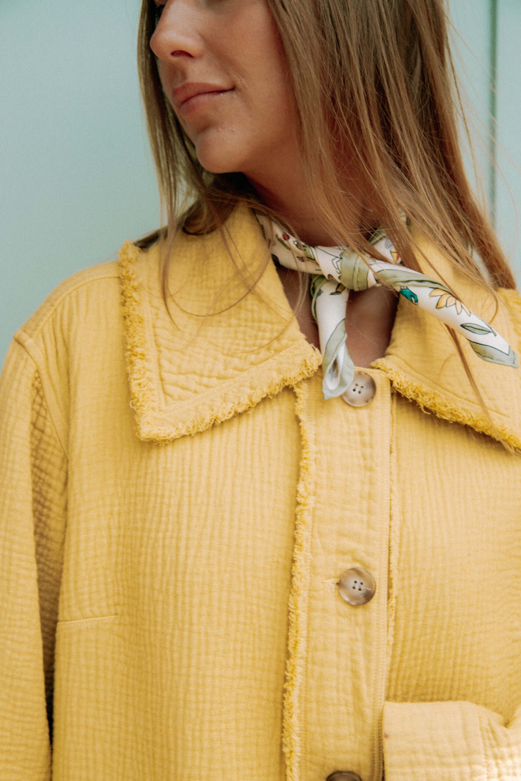 Raquel Allegra Jacke in Gelb