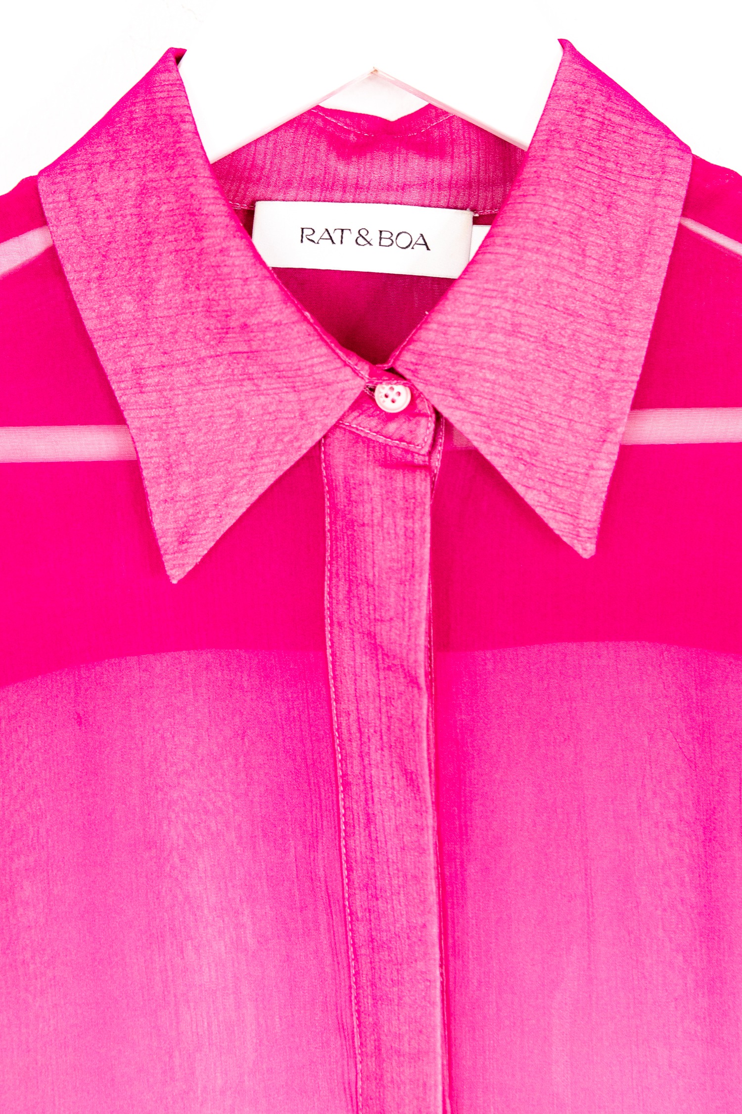 Rat & Boa "Diaz" Bluse mit Farbverlauf in Pink