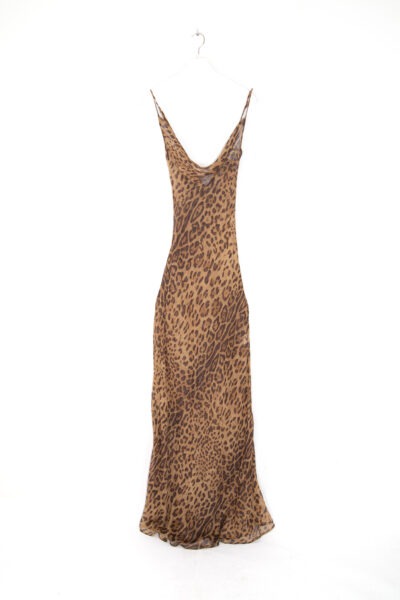 Rat & Boa "Valentina" Maxikleid mit Leomuster