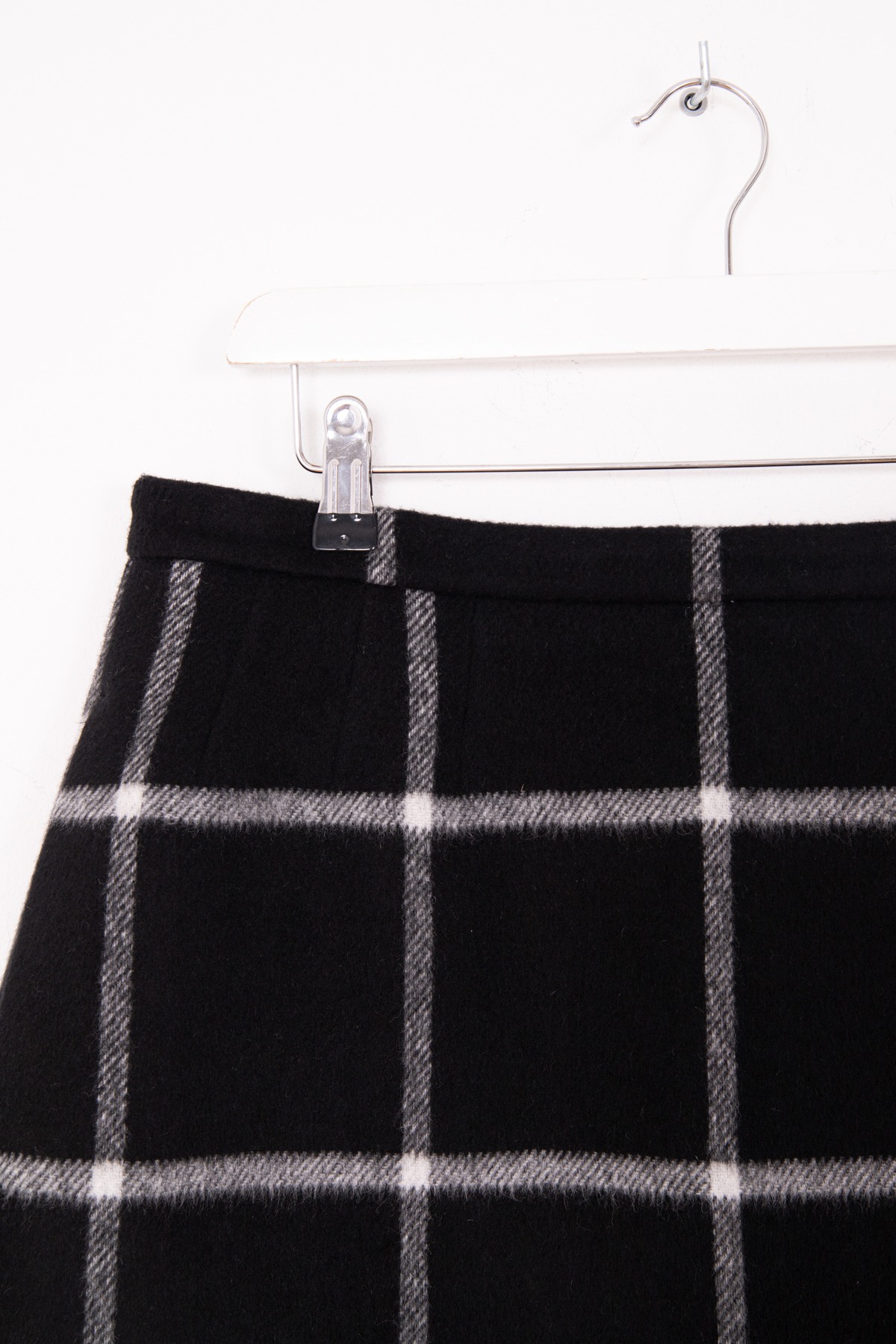 Red Valentino Karierter Minirock in Schwarz und Weiß
