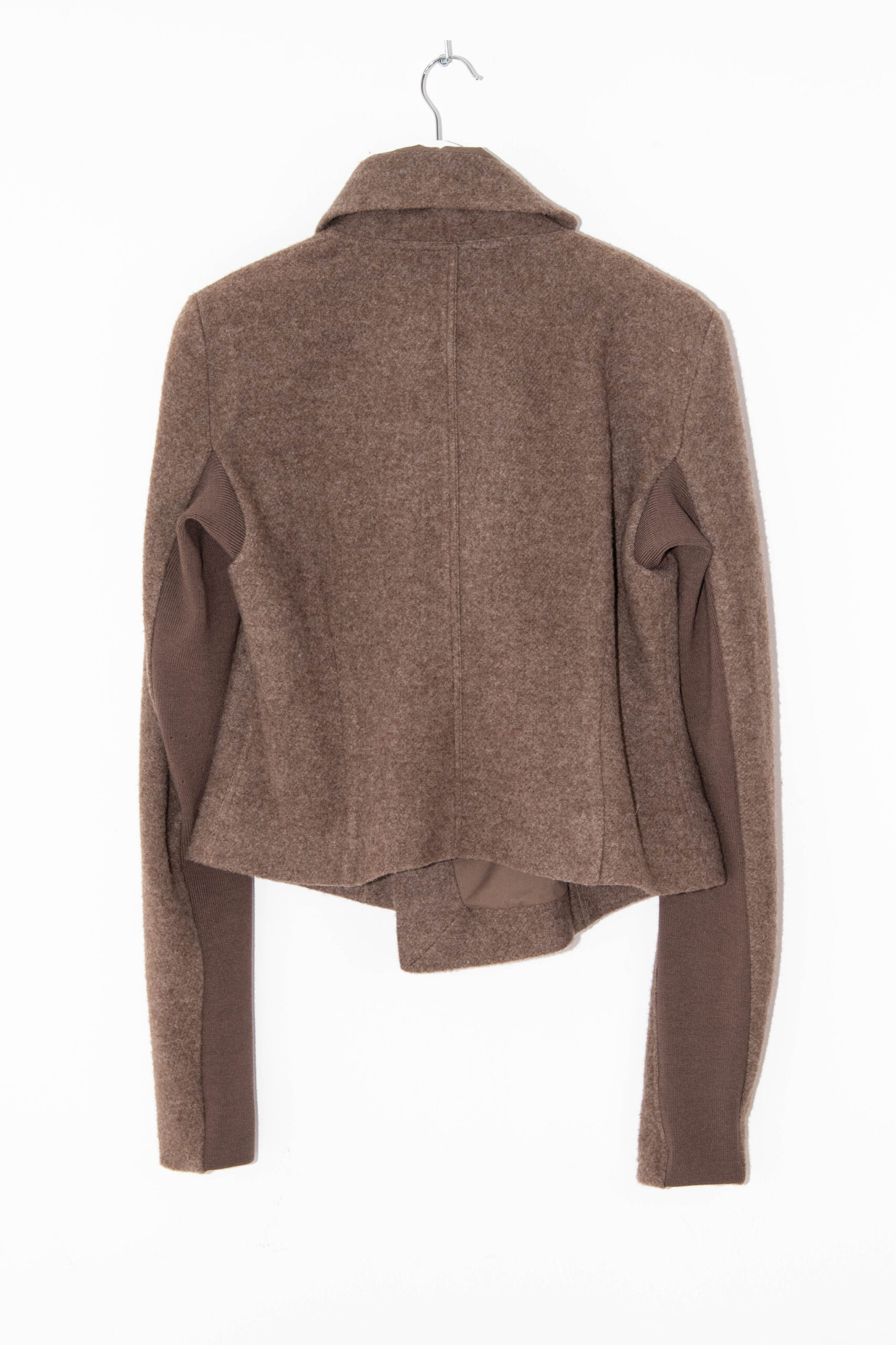 Rick Owens Jacke im Biker-Look in Braun
