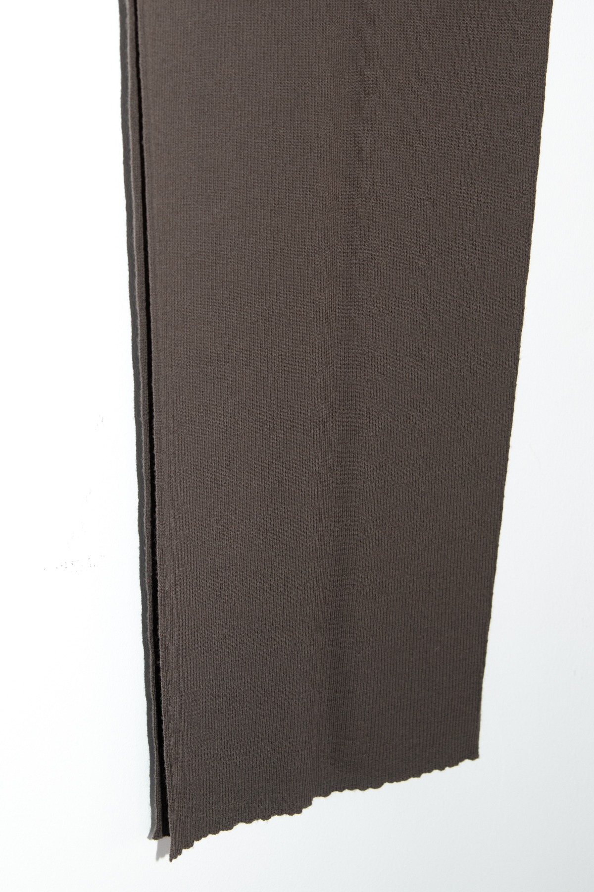 Rick Owens Midirock aus Rippstrick in Braun