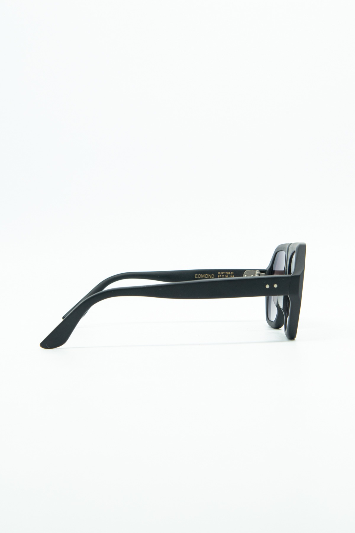 Robert la Roche "Edmond" Sonnenbrille in Schwarz