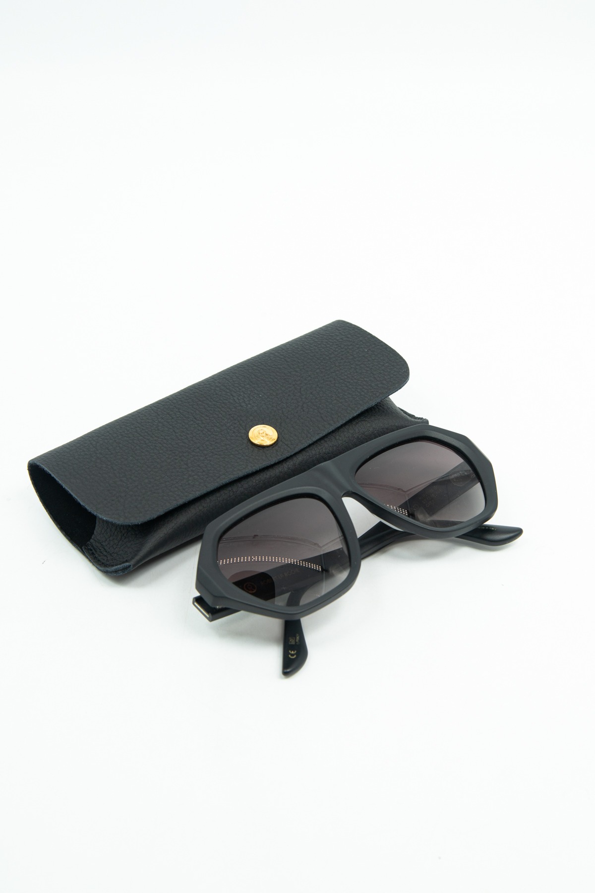Robert la Roche "Edmond" Sonnenbrille in Schwarz