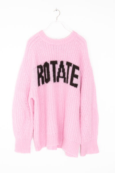 Rotate Oversized Pullover in Rosa und Schwarz