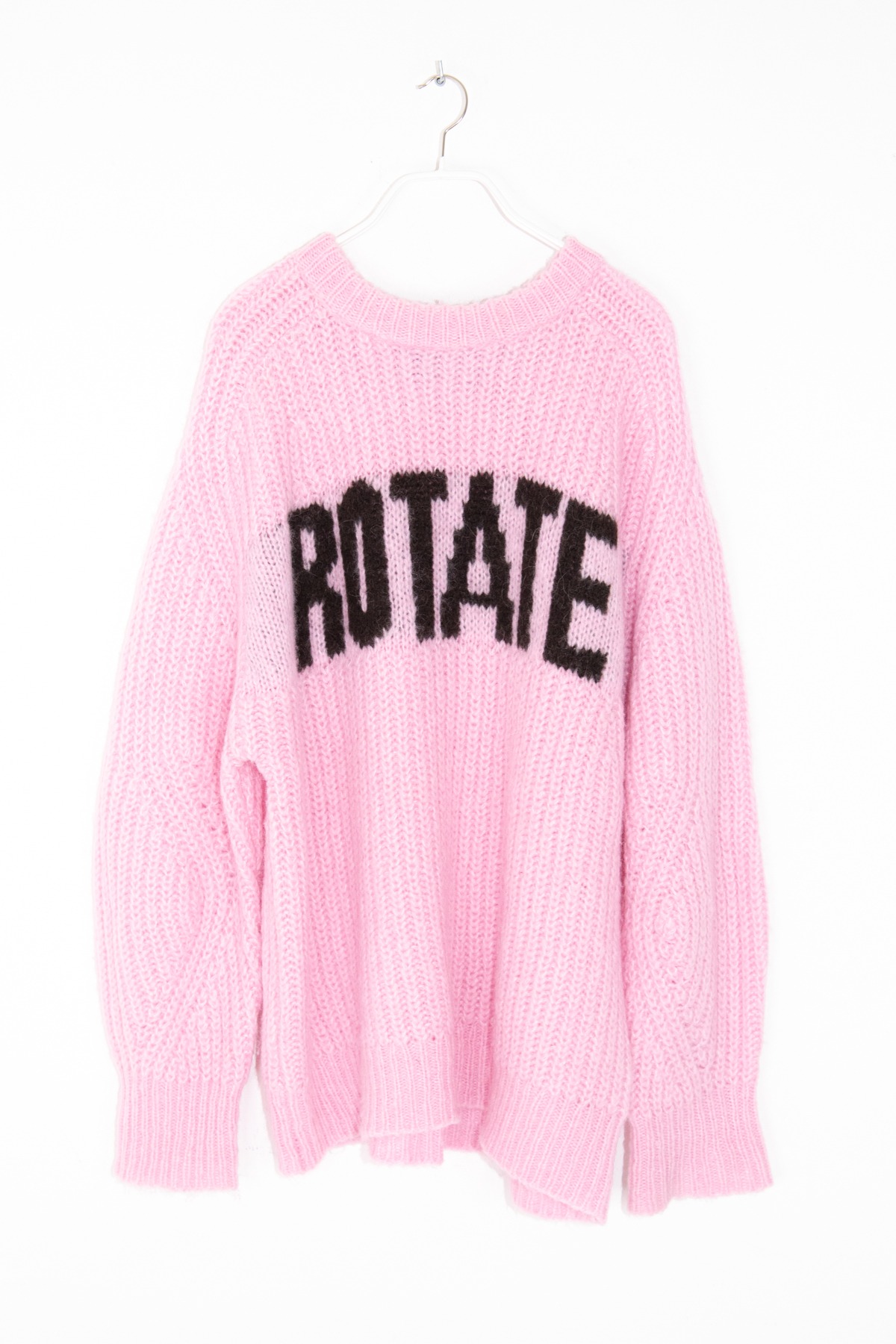 Rotate Oversized Pullover in Rosa und Schwarz