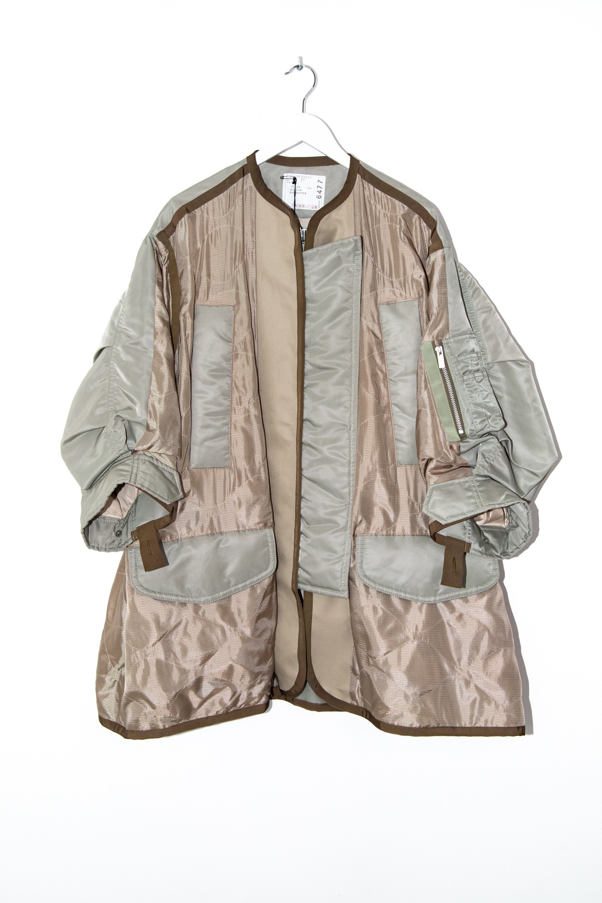 Sacai Utility-Jacke in Oliv