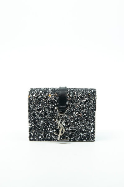 Saint Laurent "Mini Crossbody" Umhängetasche mit Glitzer