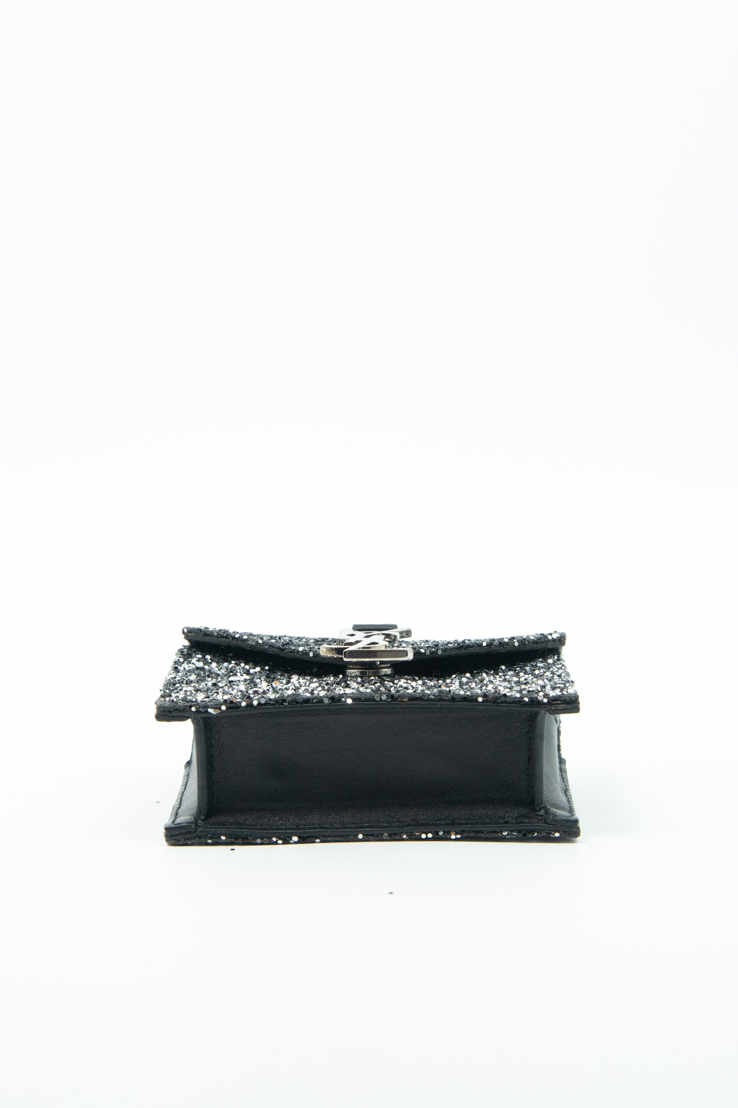 Saint Laurent "Mini Crossbody" Umhängetasche mit Glitzer