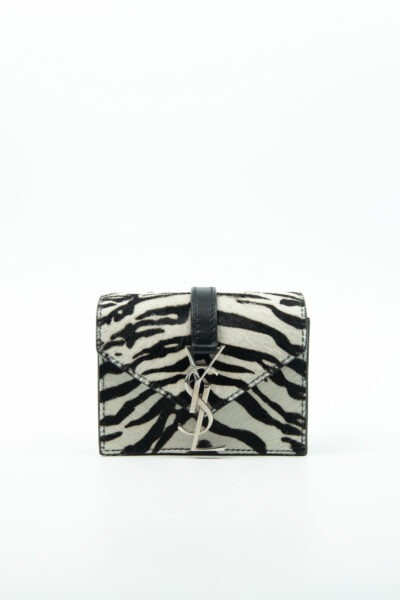 Saint Laurent "Mini Crossbody" Umhängetasche mit Zebramuster