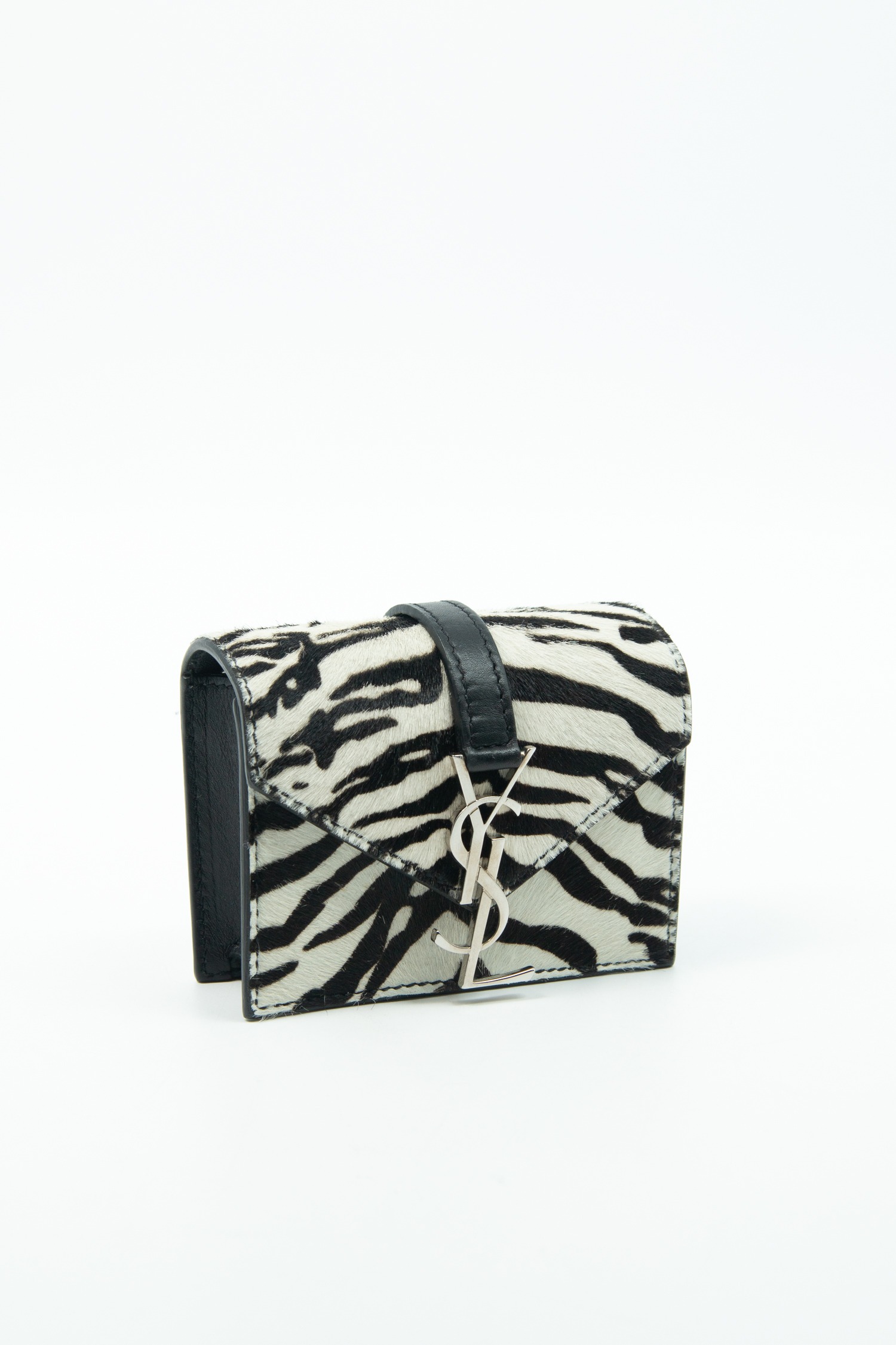 Saint Laurent "Mini Crossbody" Umhängetasche mit Zebramuster