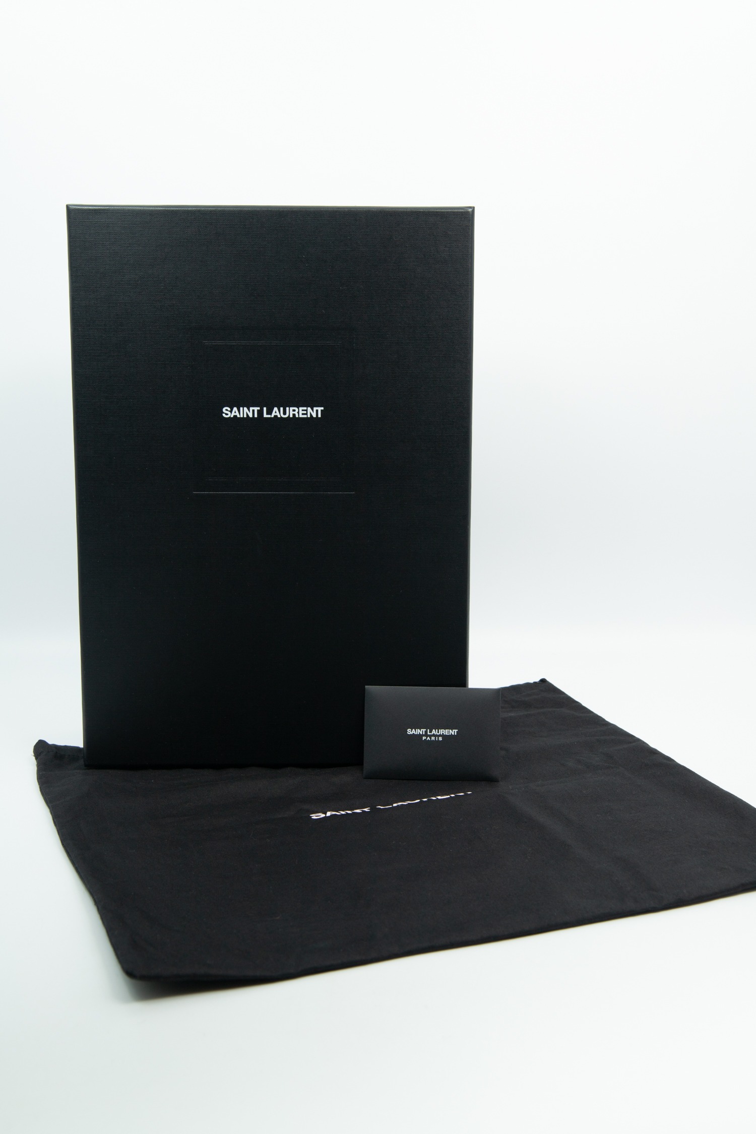 Saint Laurent "Sunset Large" Handtasche in Schwarz und Gold