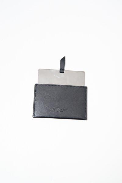 Saint Laurent Etui mit Spiegel in Schwarz