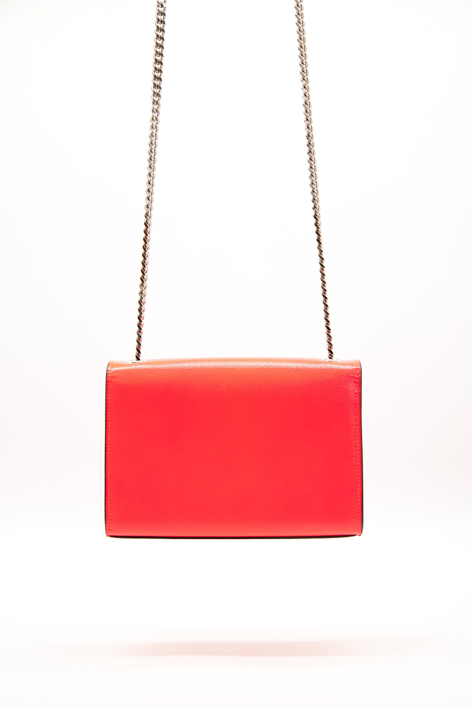 Saint Laurent "Kate Monogram" kleine Umhängetasche in Neon