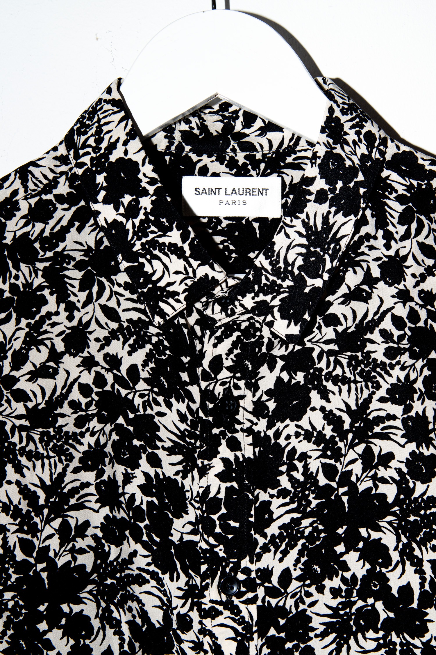 Yves Saint Laurent Bluse in Schwarz und Weiß