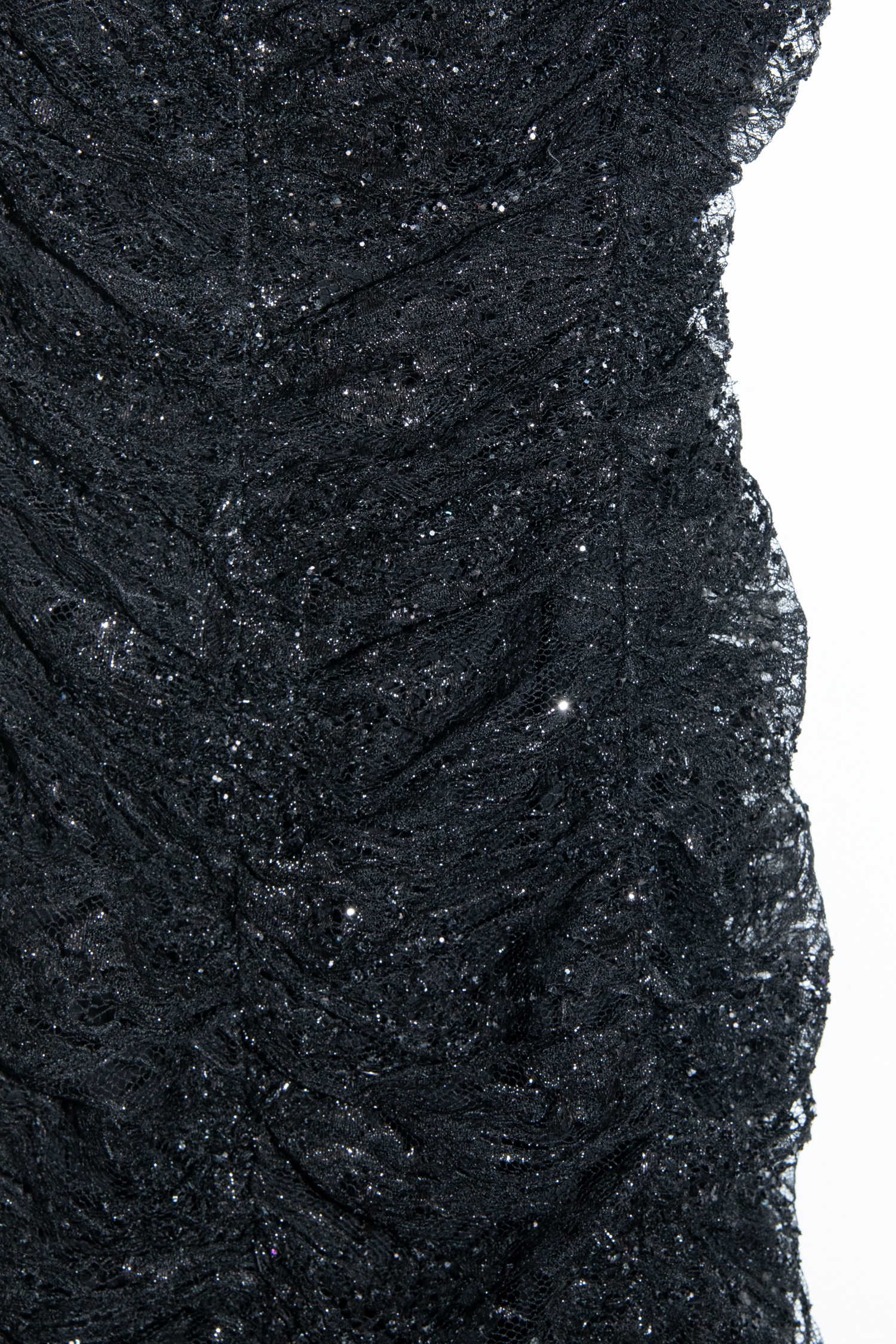 Saint Laurent Minikleid mit Pailletten in Schwarz