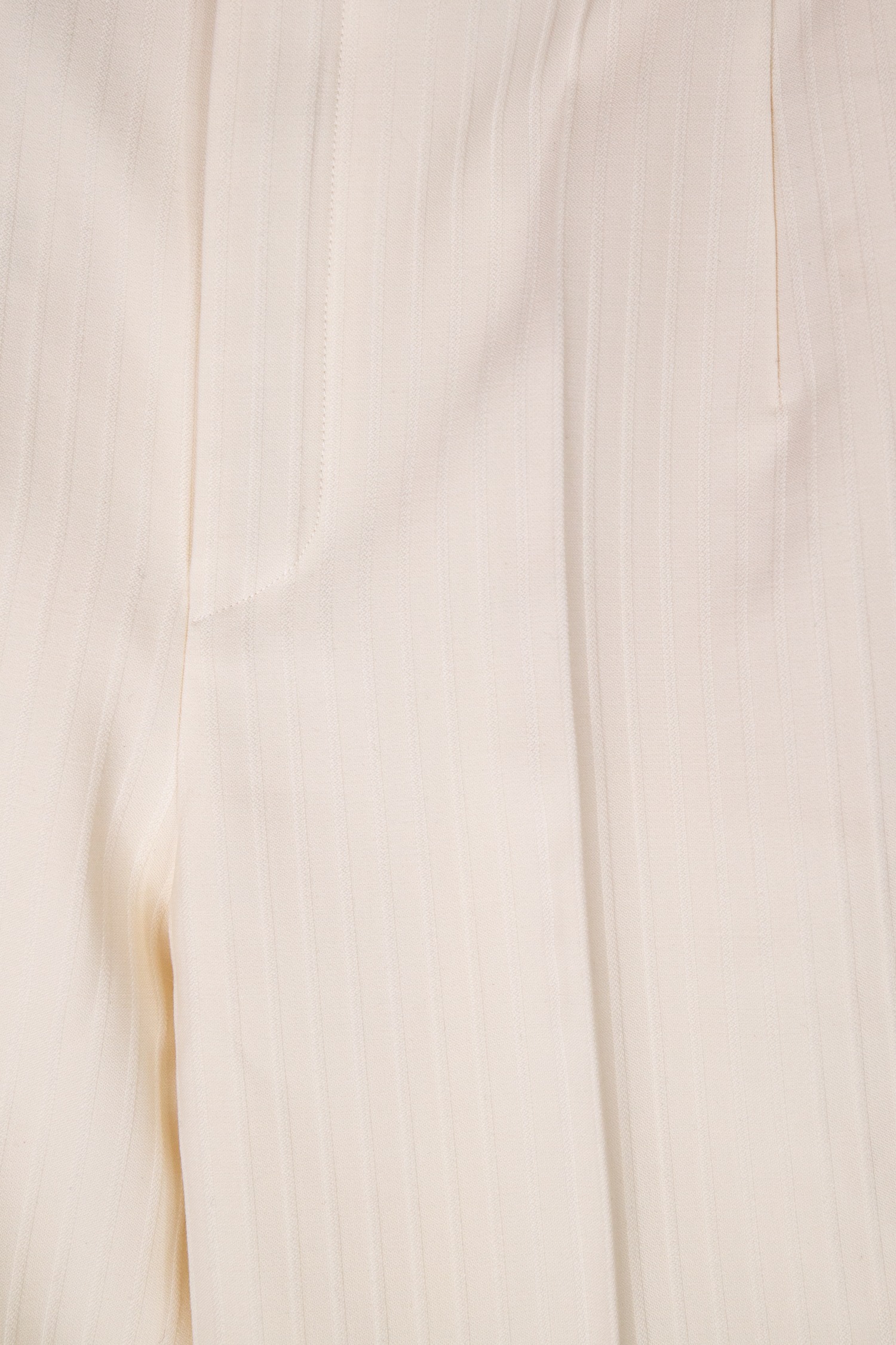 Saint Laurent elegante Shorts mit Bundfalten in Ecru
