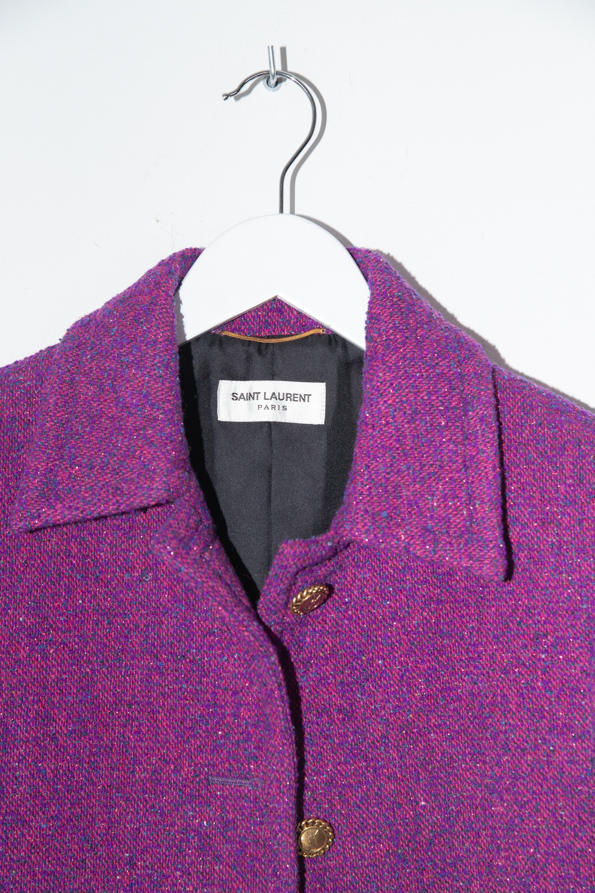 Saint Laurent Tweedkostüm mit Blazer und Rock