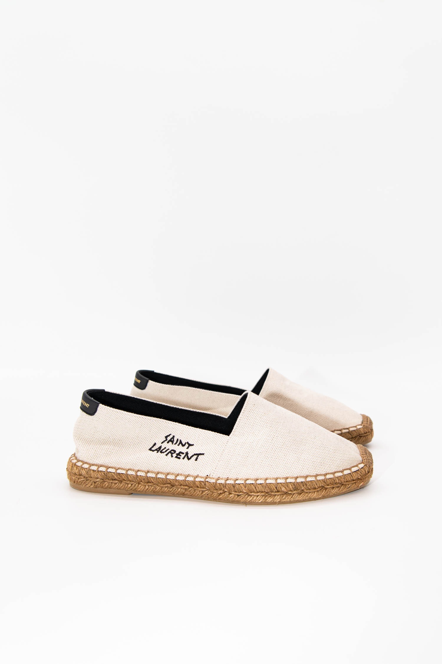 Saint Laurent Espadrilles in Cremeweiß