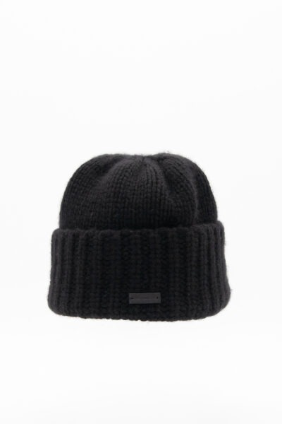 Saint Laurent Strickmütze aus Kaschmir in Schwarz