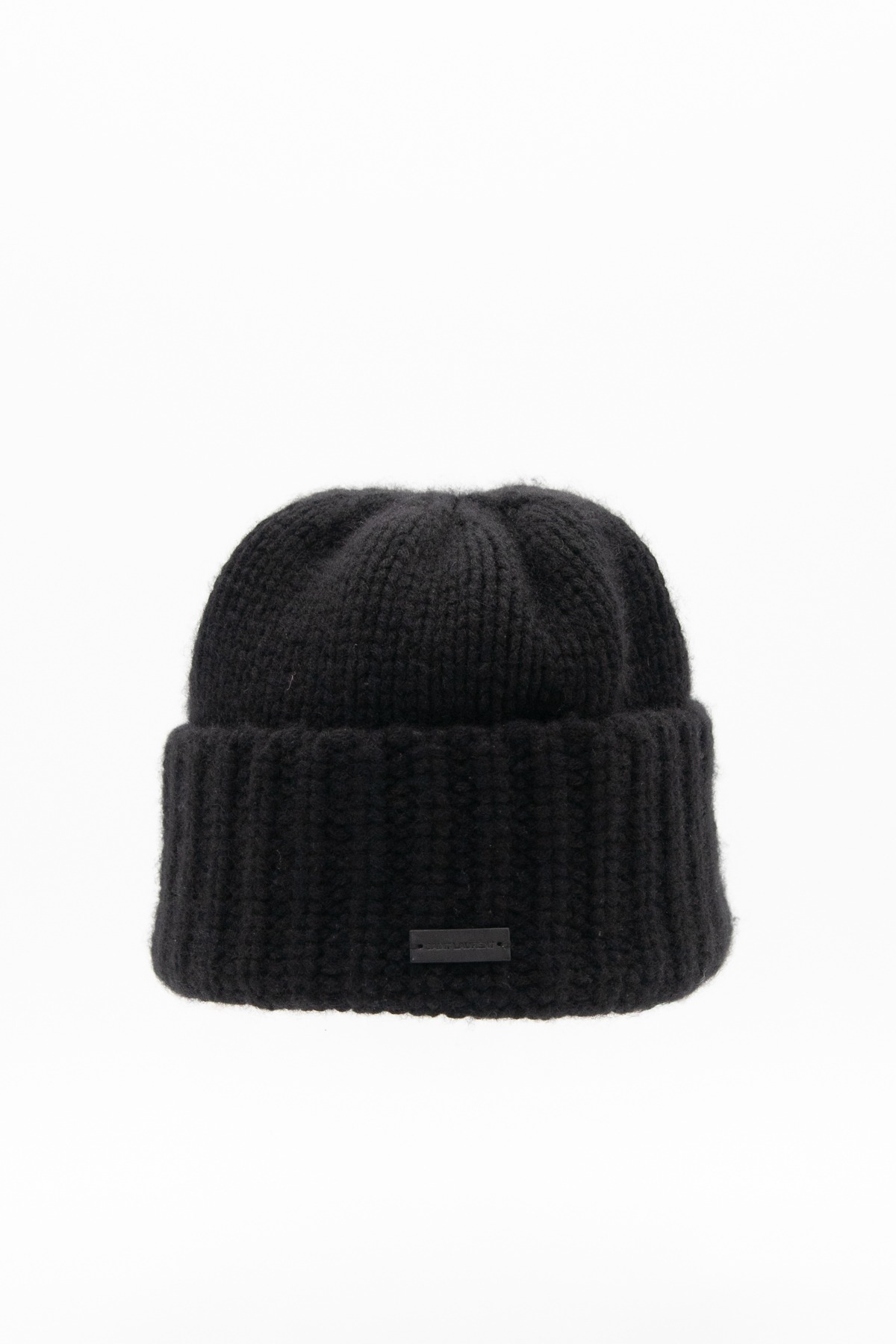 Saint Laurent Strickmütze aus Kaschmir in Schwarz