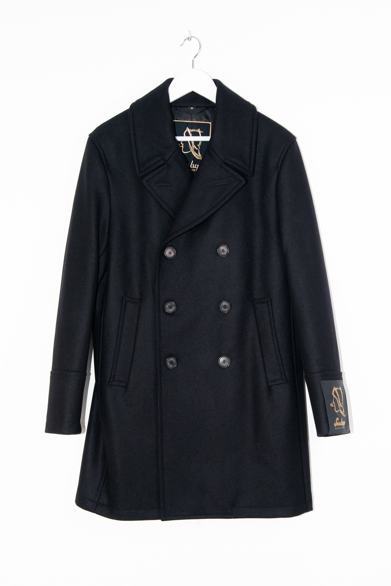 Sealup Cabanjacke aus Wolle in Schwarz