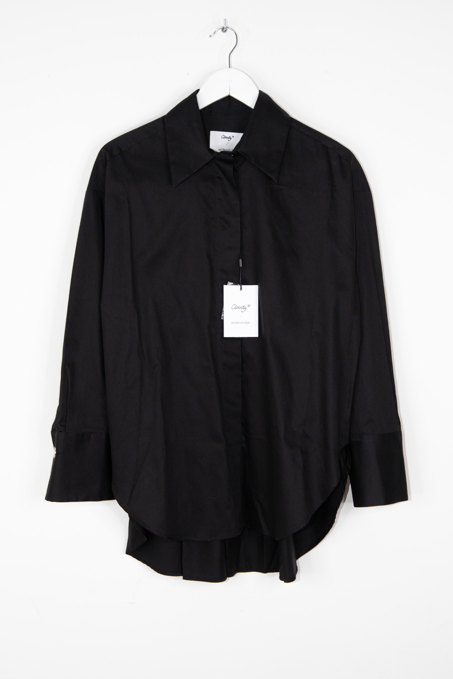 Seidensticker x Cloudy Bluse in Schwarz