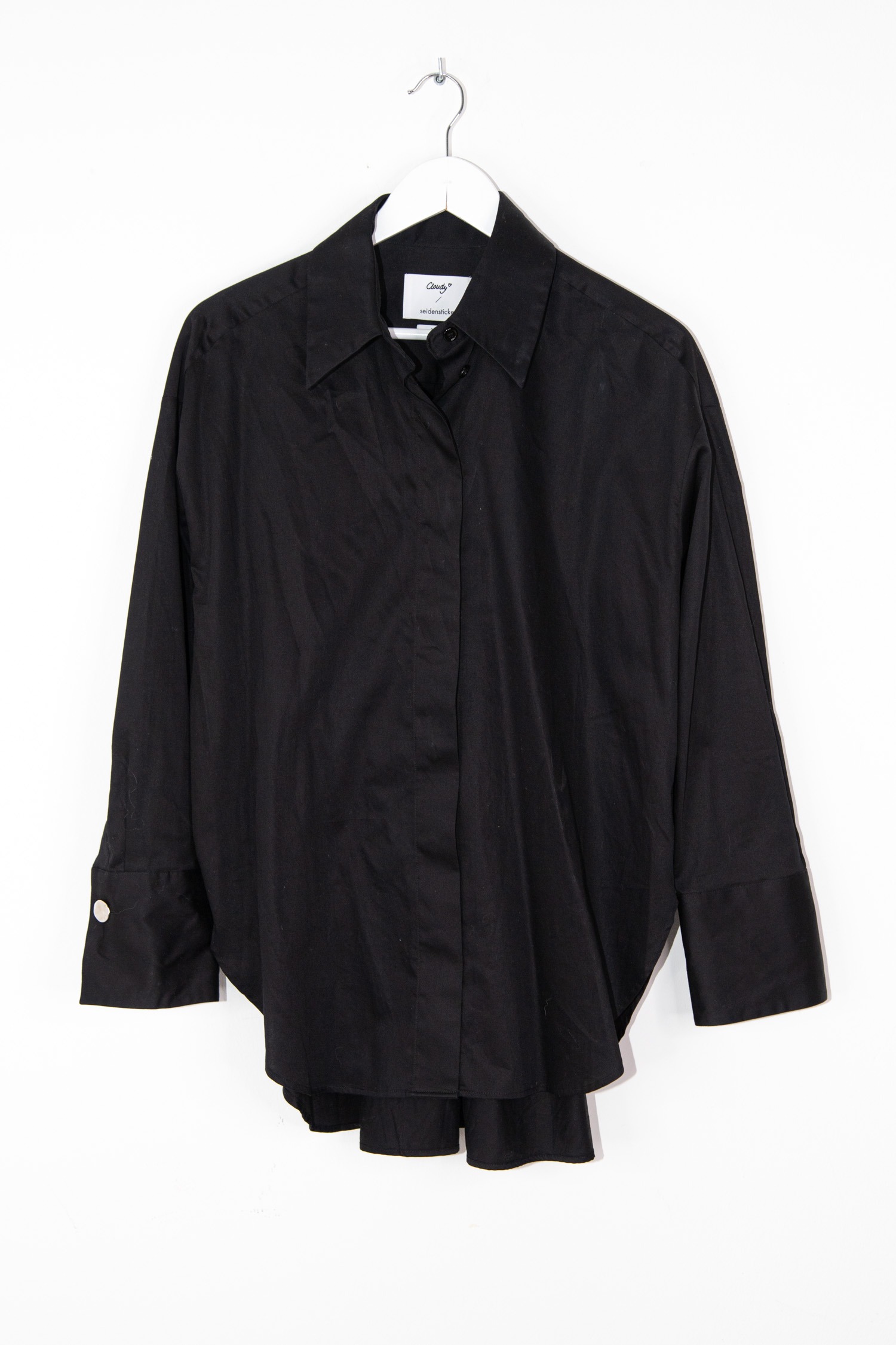 Seidensticker x Cloudy Bluse in Schwarz