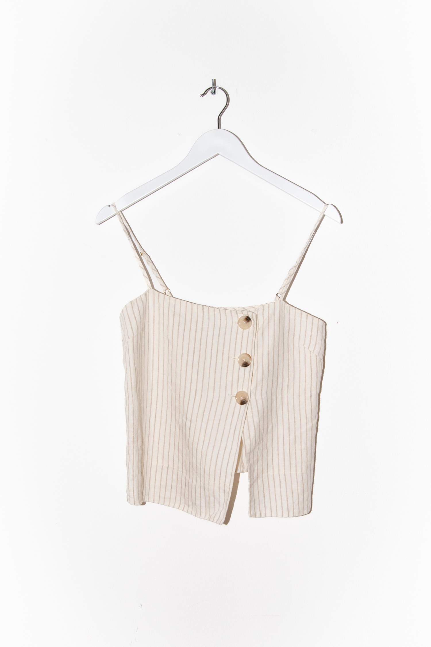 Shona Joy Set aus Top und Hose mit Streifen in Weiß