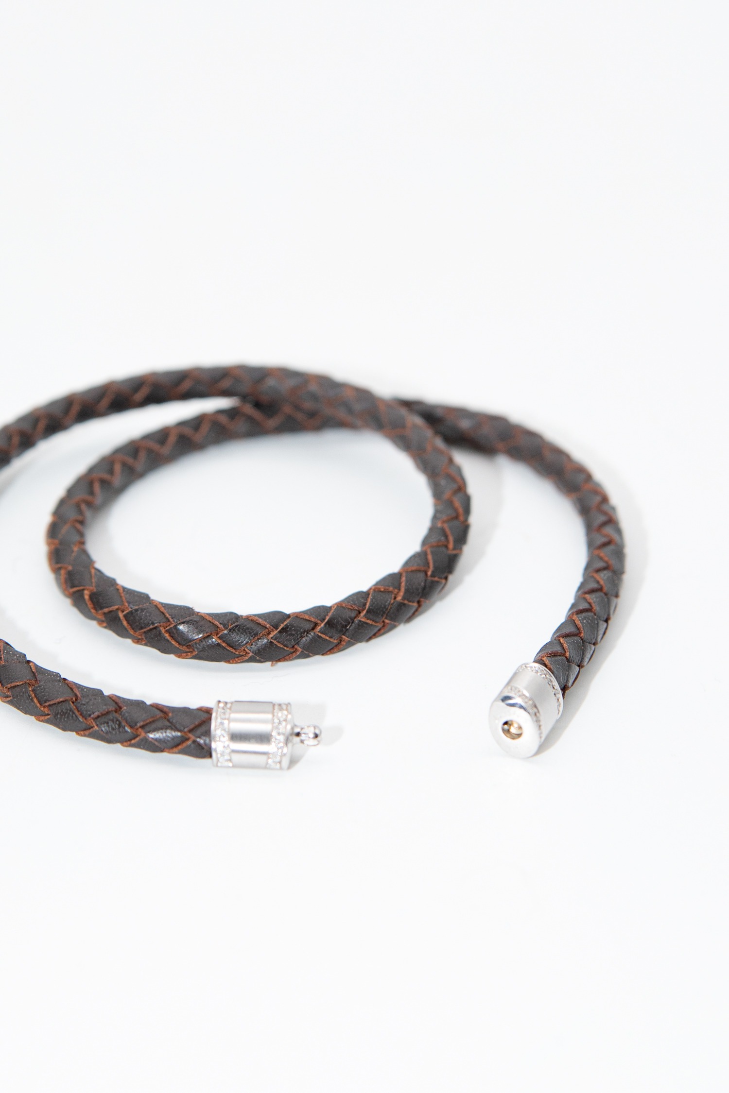 Sönnichsen Halskette in Dunkelbraun und Silber