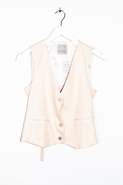 Sorelle Collezioni Private Weste in Hellbeige