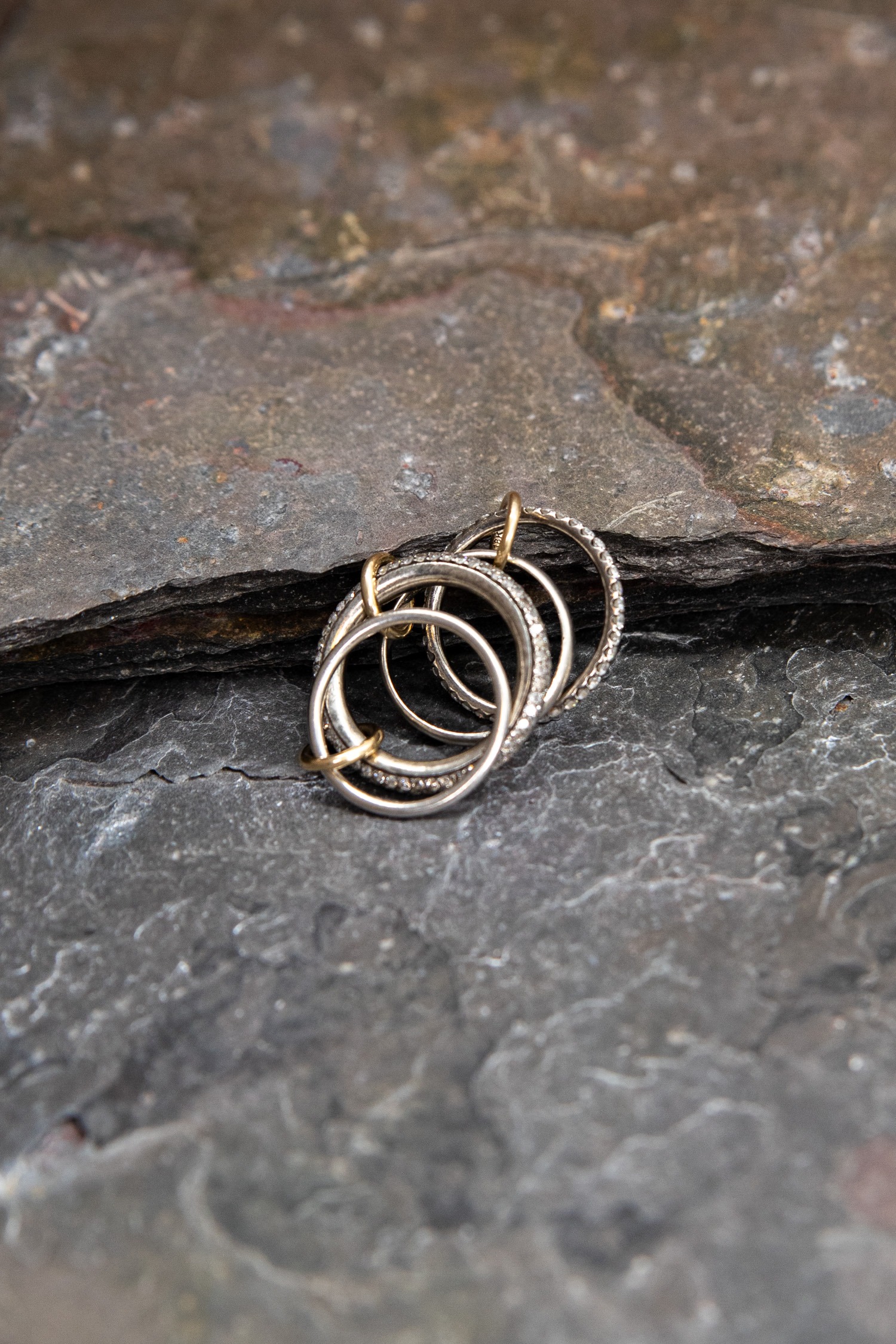 Spinelli Kilcollin "Vega" Ring in Silber und Gold