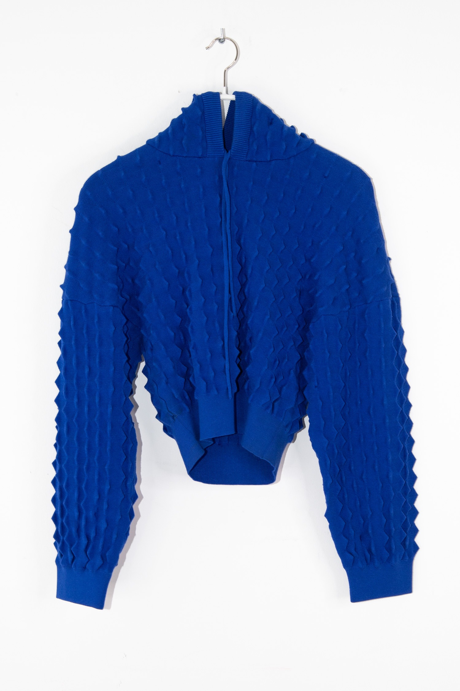 Stella McCartney Hoodie mit Struktur in Kobaltblau