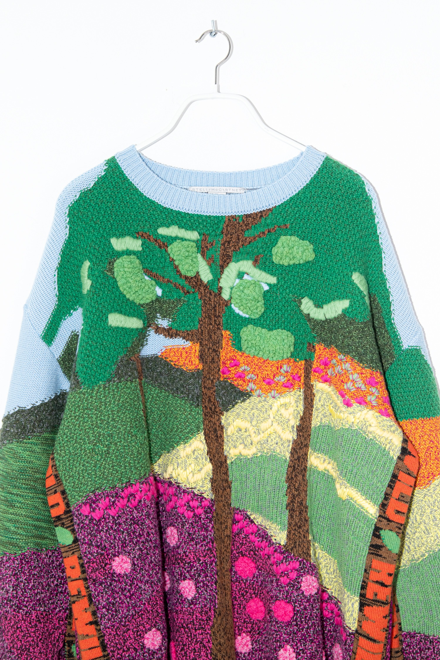Stella McCartney "Tree of Life" Jaquard-Strickpullover
