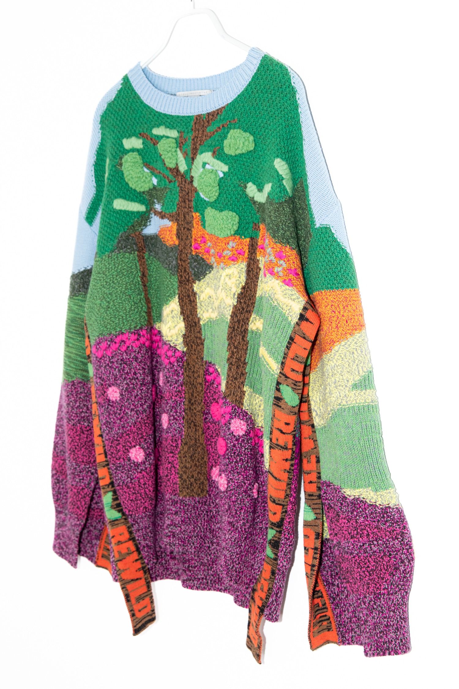 Stella McCartney "Tree of Life" Jaquard-Strickpullover