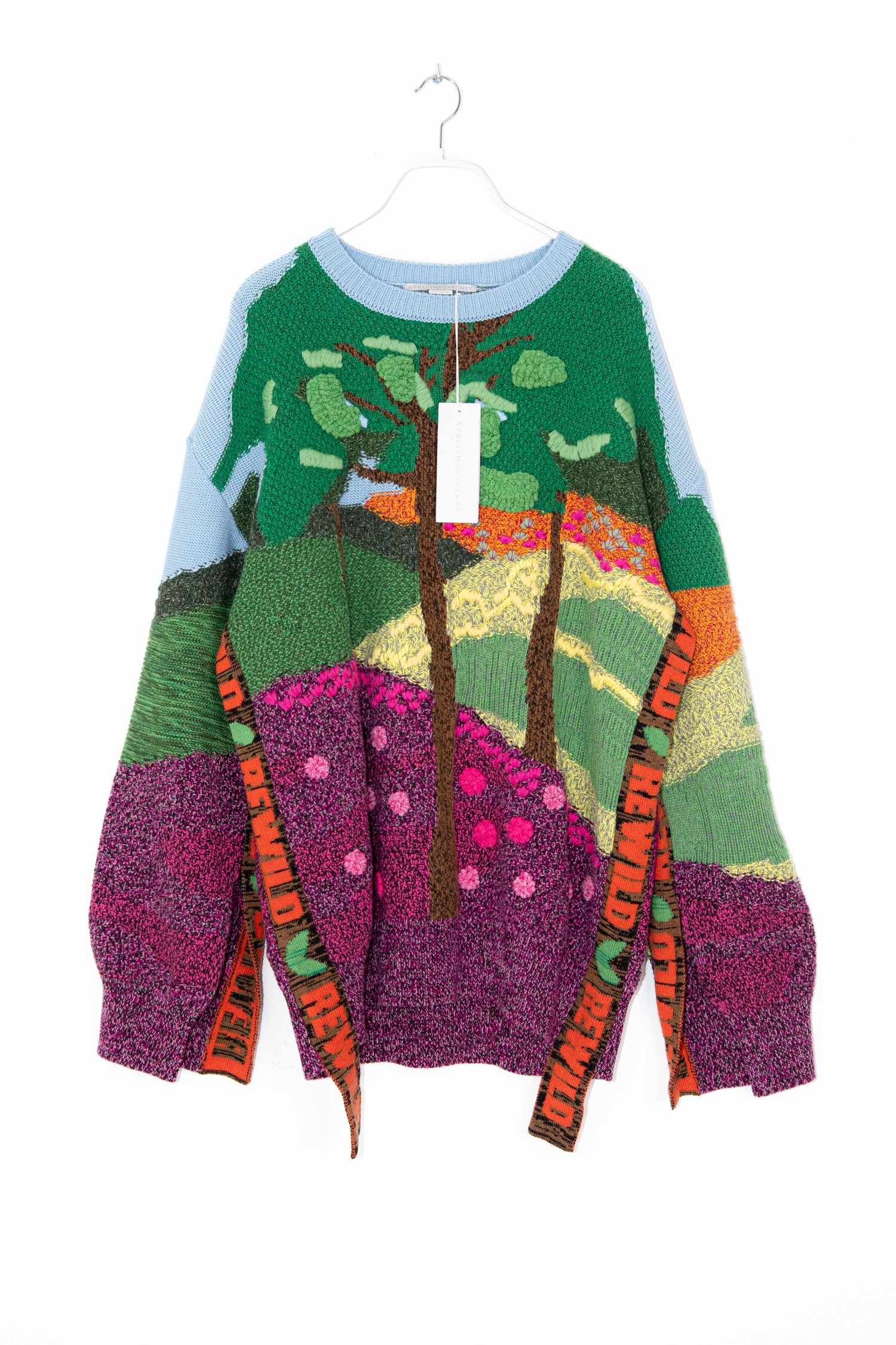 Stella McCartney "Tree of Life" Jaquard-Strickpullover
