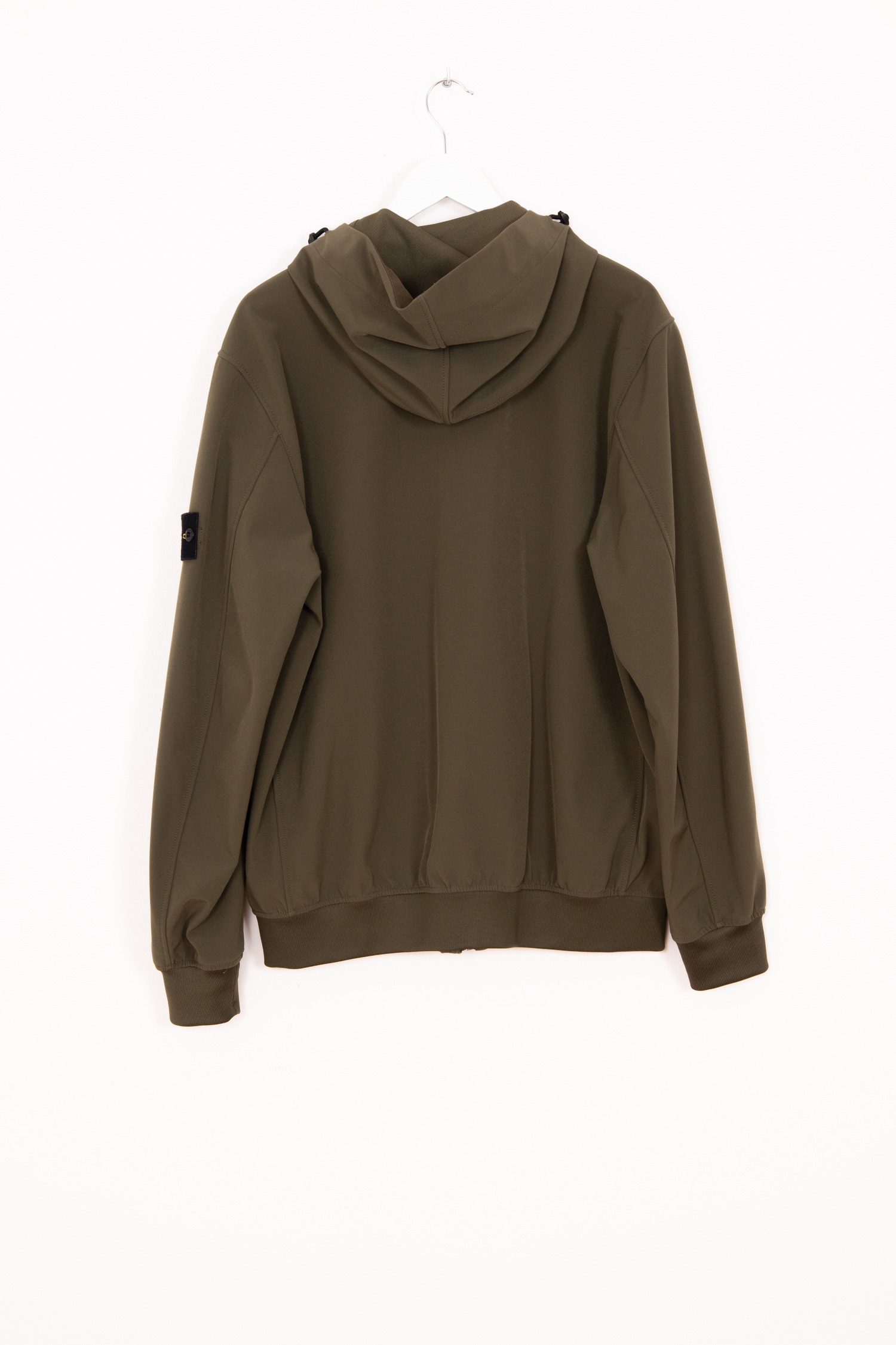 Stone Island Soft Shell Jacke in Olivgrün