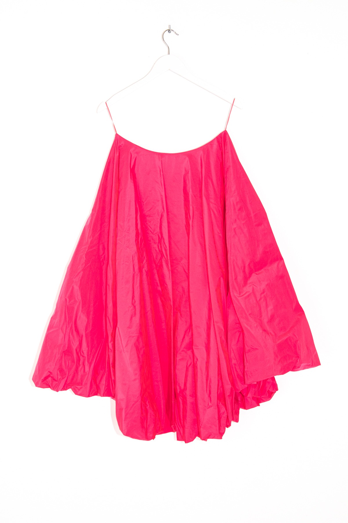 Talbot Runhof Midirock mit Ballonsaum in Pink