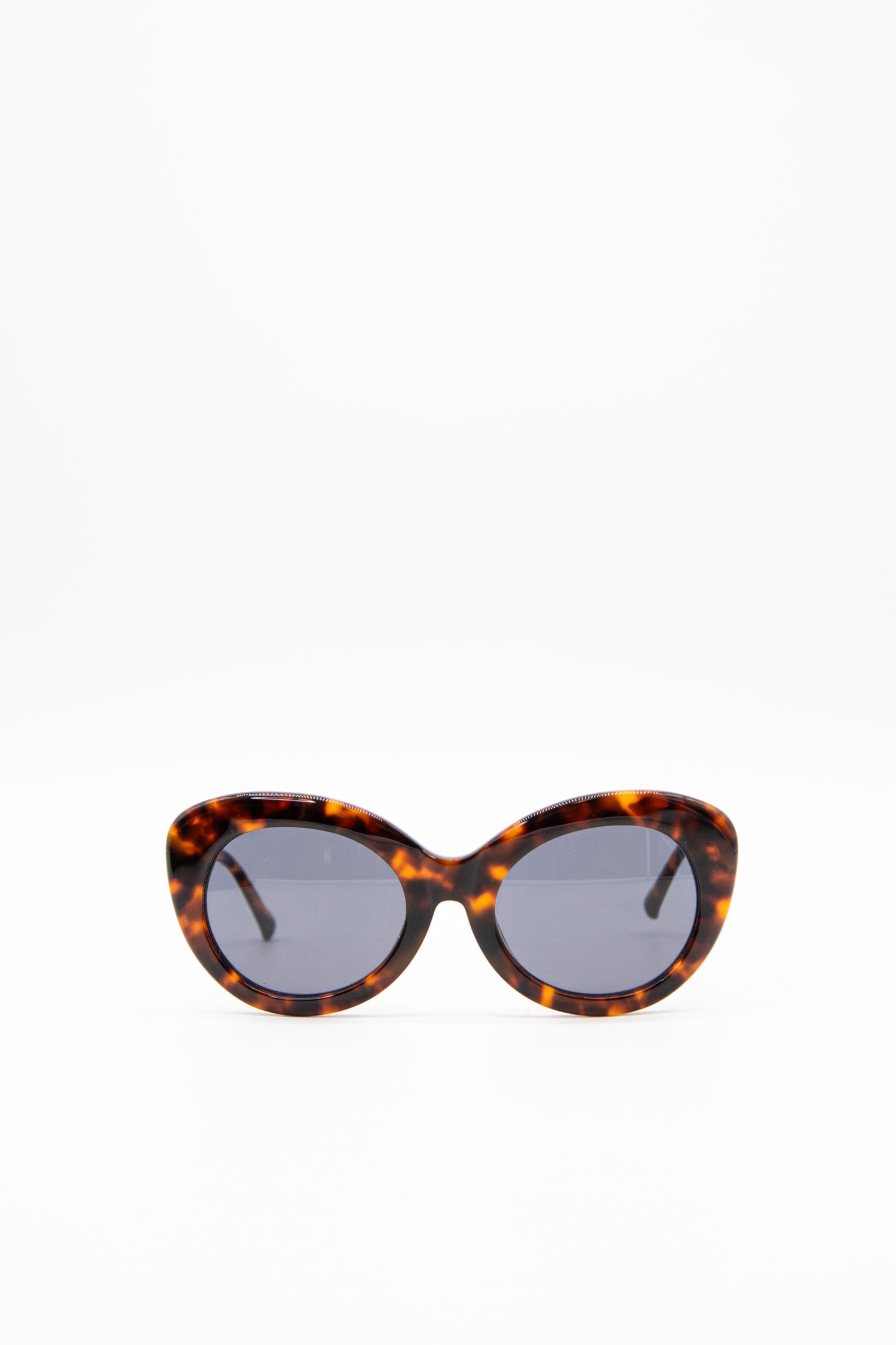The Attico x Linda Farrow "Agnes" Sonnenbrille in Braun