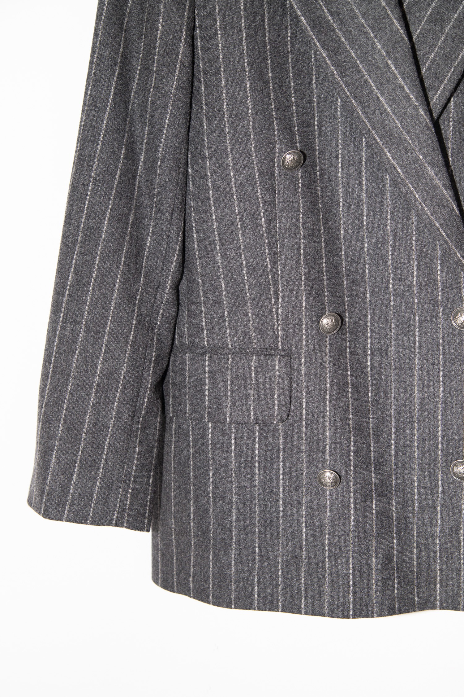 The Kooples Blazer mit Nadelstreifen in Dunkelgrau