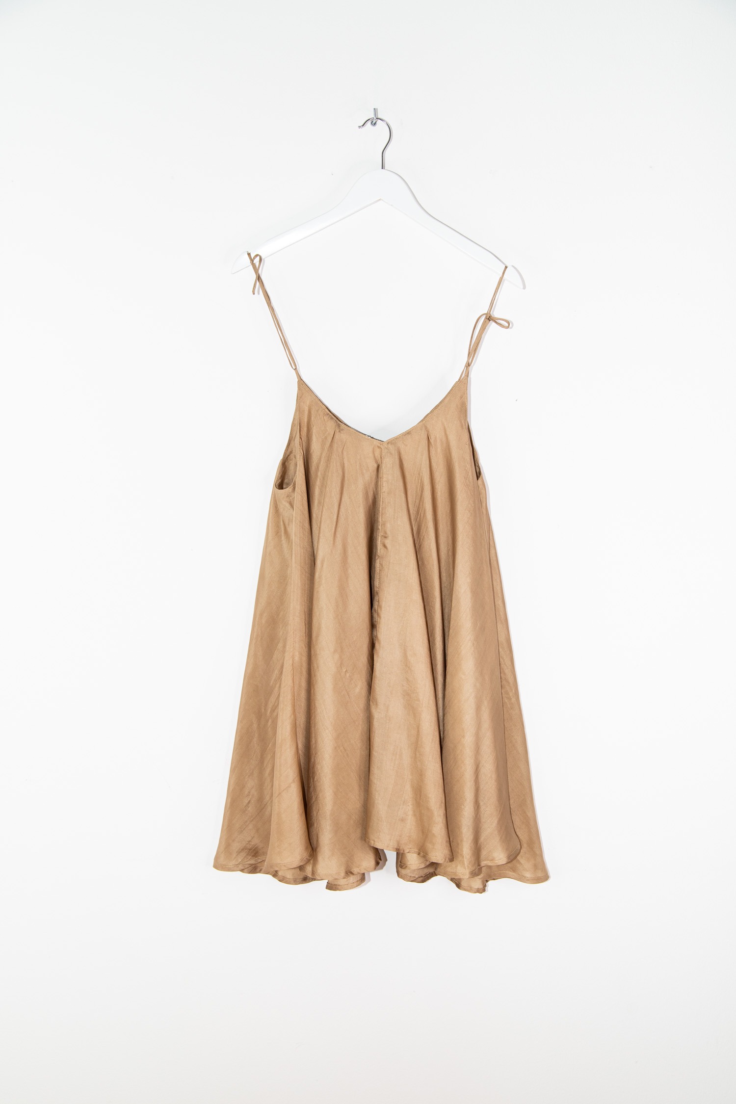 The Rose Ibiza "Merrylin" Seidenkleid in Khaki