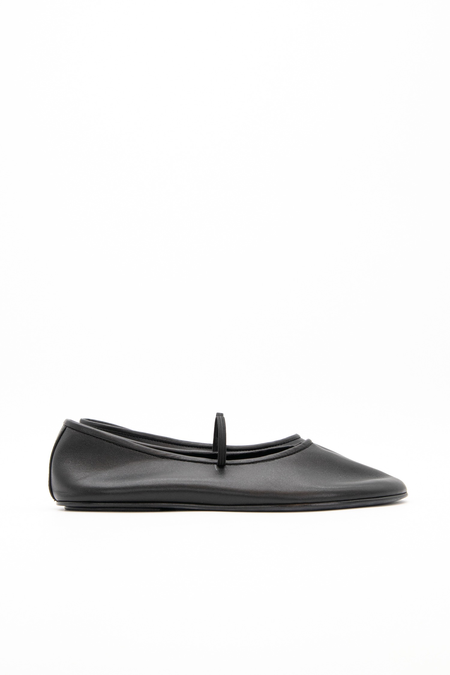 The Row Ballerinas in Schwarz