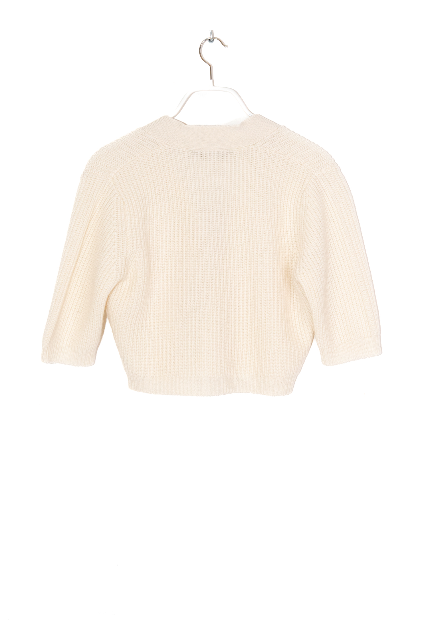 Thomas Rath Strickjacke aus Kaschmir in Ecru