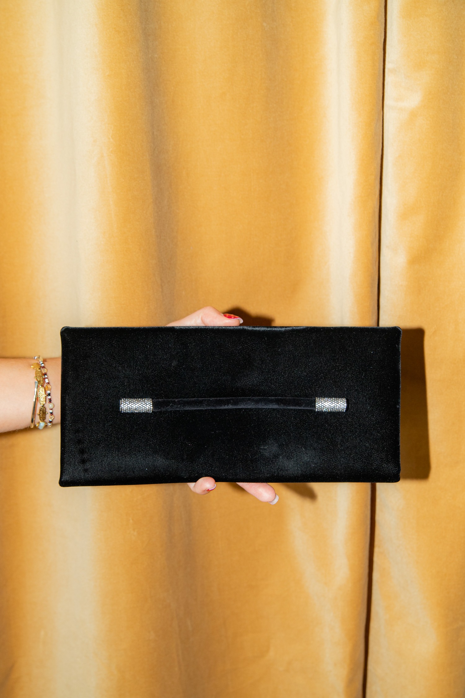 Tom Ford "Ava Crystal" Clutch in Schwarz
