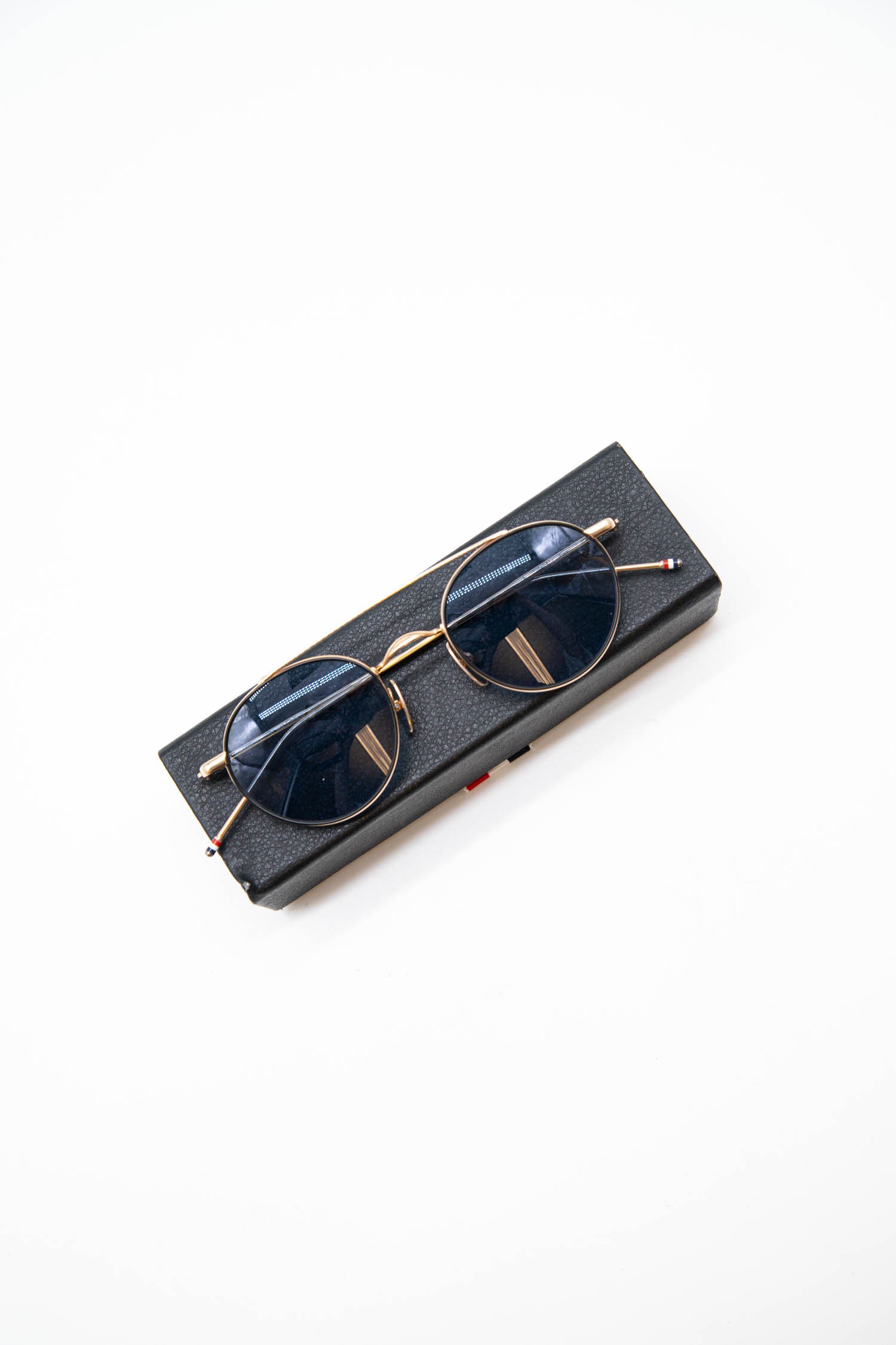 Thom Browne Sonnenbrille in Gold