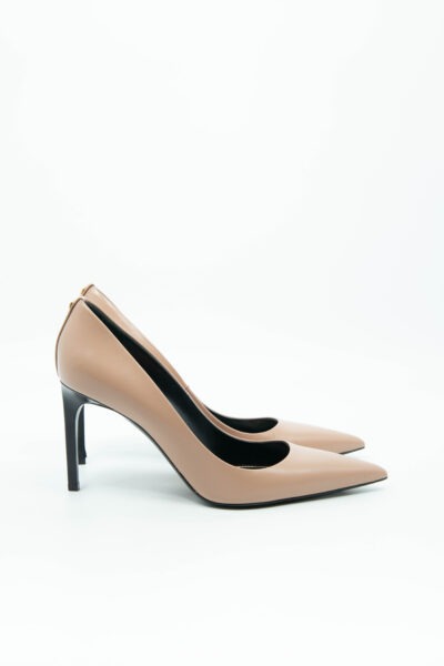 Tom Ford Pumps aus Leder in Altrosa und Schwarz